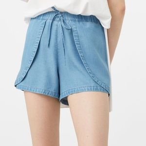 NWOT MANGO DRAWSTRING SHORTS